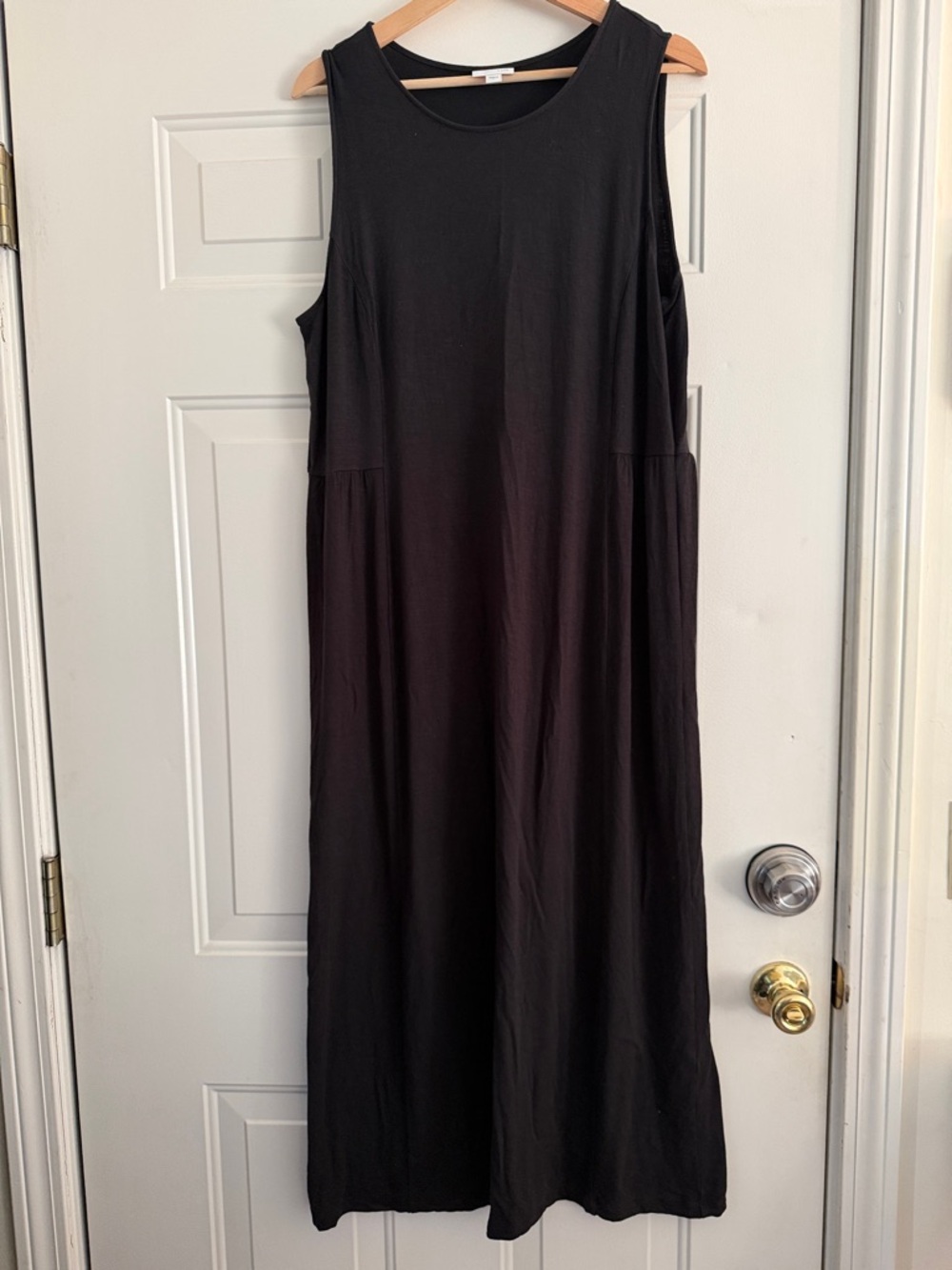 J. Jill Classic Black Maxi Dress. Sz L